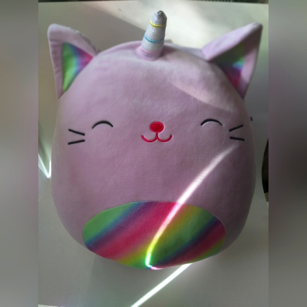 Cienna The Caticorn 12" Purple Cat Unicorn